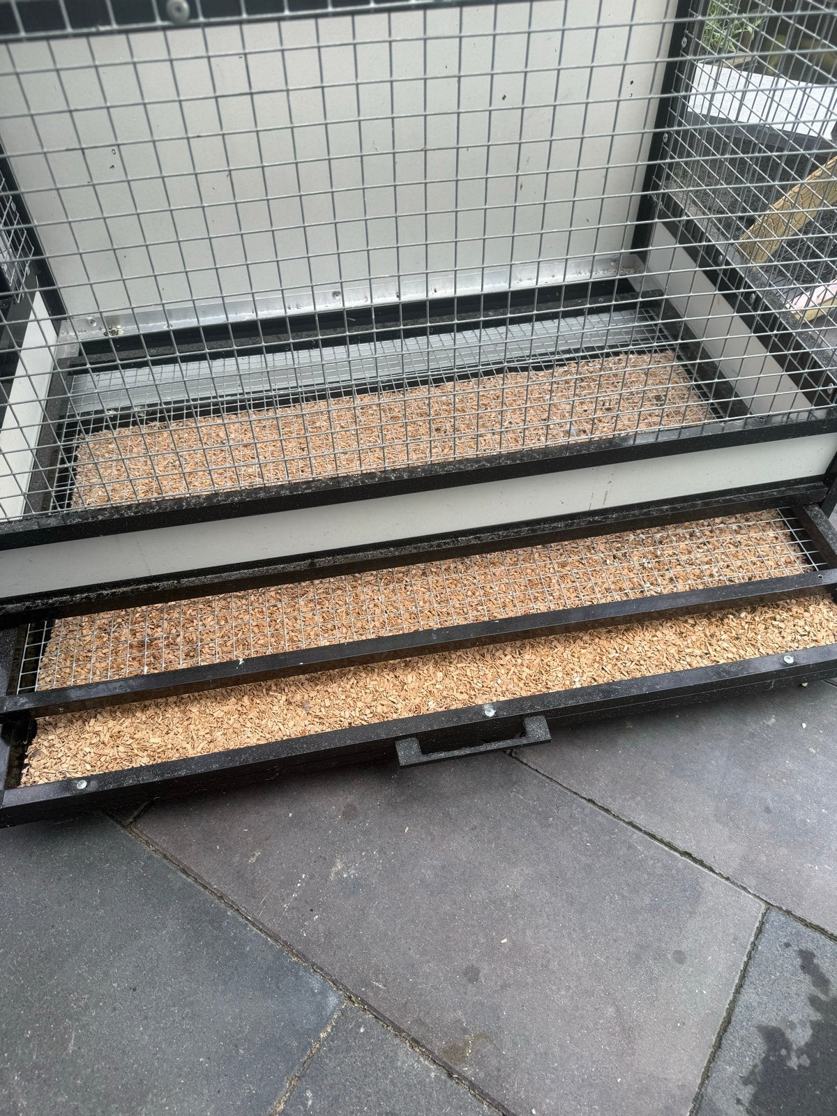 Aluminium kamer voliere zwart 102x65x177, Ophalen, Zo goed als nieuw, Aluminium, Volière