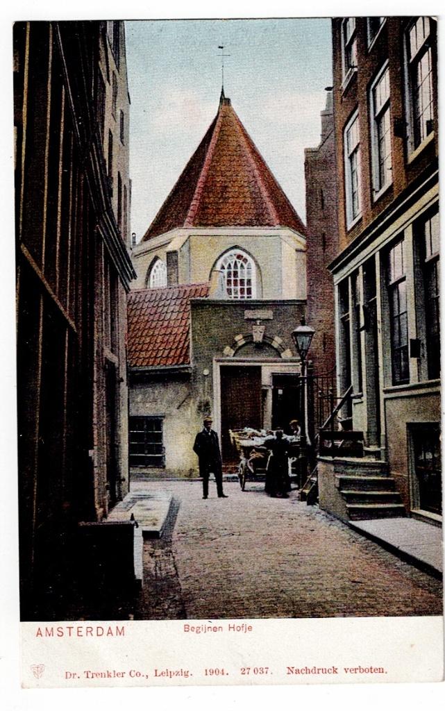 Amsterdam 1905. Het Begijnen Hofje., Ophalen of Verzenden, Voor 1920, Ongelopen, Noord-Holland