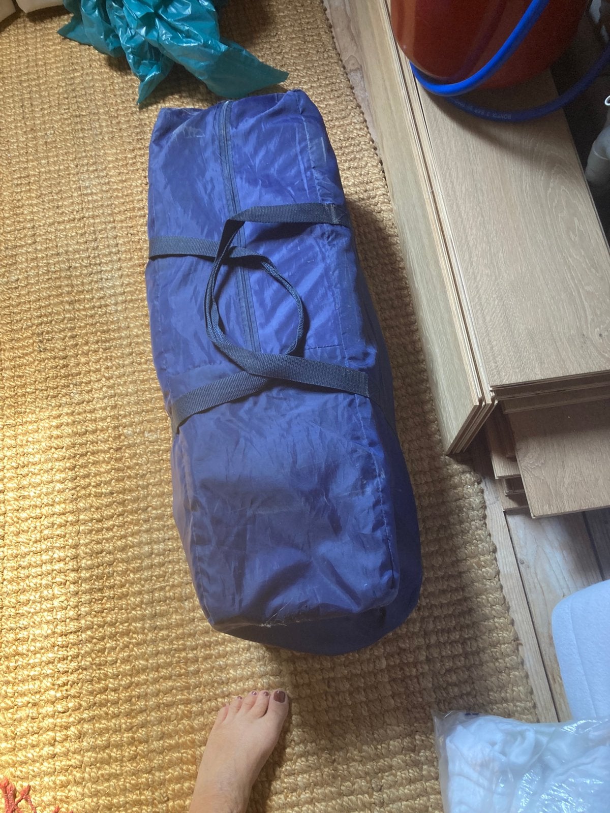 Campingbedje met extra matras nauwelijksgebruikt, Kinderen en Baby's, Babywiegjes en Ledikanten, Ophalen of Verzenden, Zo goed als nieuw