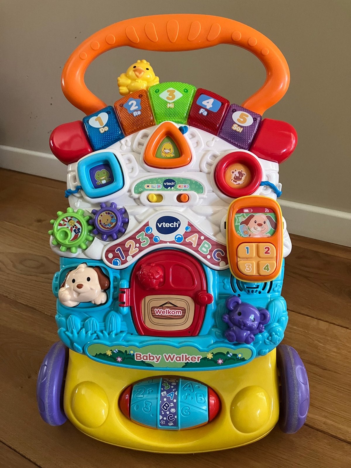 VTech baby loopwagen, Kinderen en Baby's, Speelgoed | Babyspeelgoed, Ophalen, Zo goed als nieuw, Overige typen, Met licht