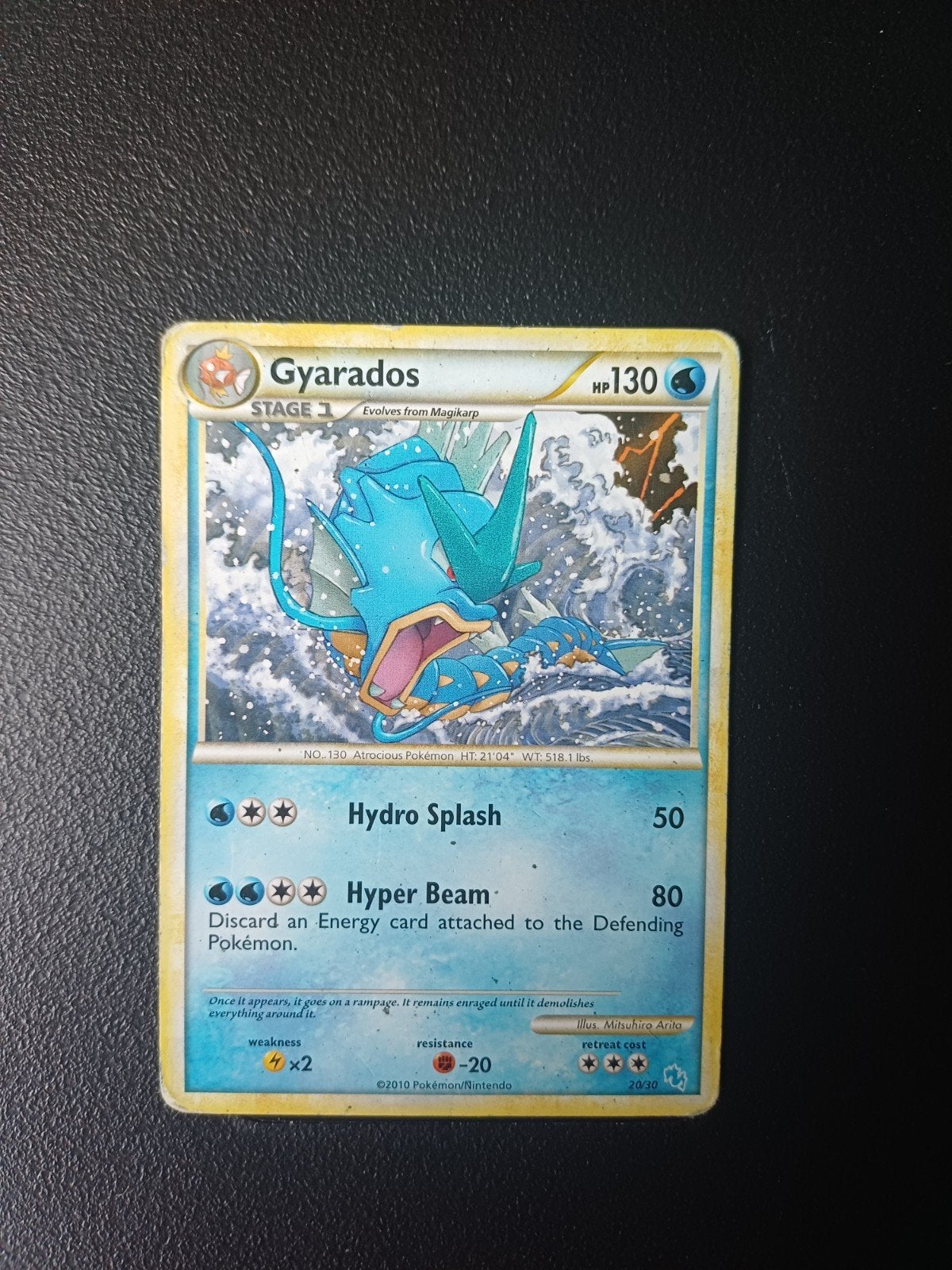Gyarados #20, Verzenden, Gebruikt, Losse kaart