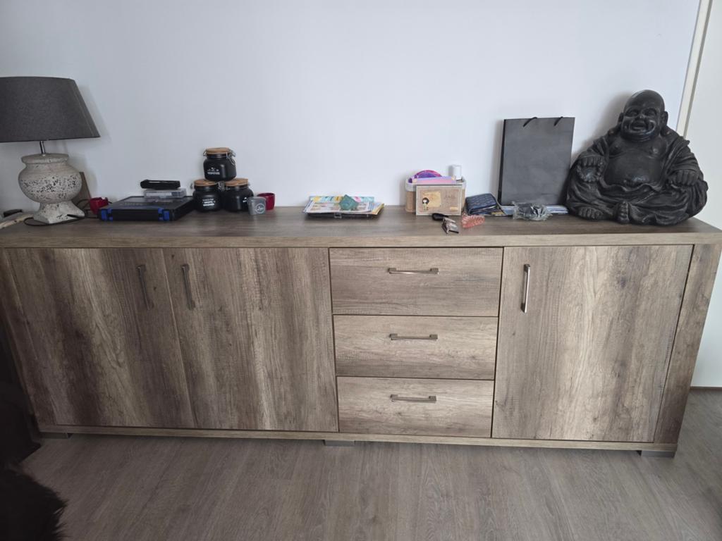 Dressoir, Huis en Inrichting, Kasten | Dressoirs, Ophalen, Gebruikt, 25 tot 50 cm, 200 cm of meer