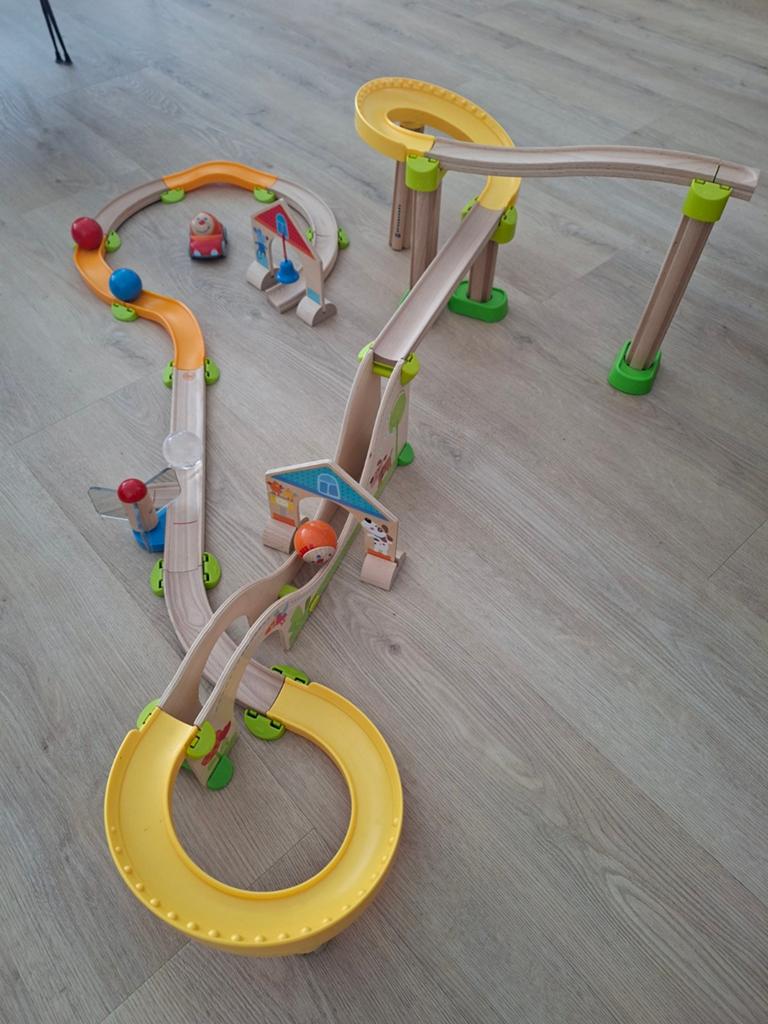 Kullerbru Haba houten knikkerbaan, Ophalen of Verzenden, Zo goed als nieuw, Jongen of Meisje