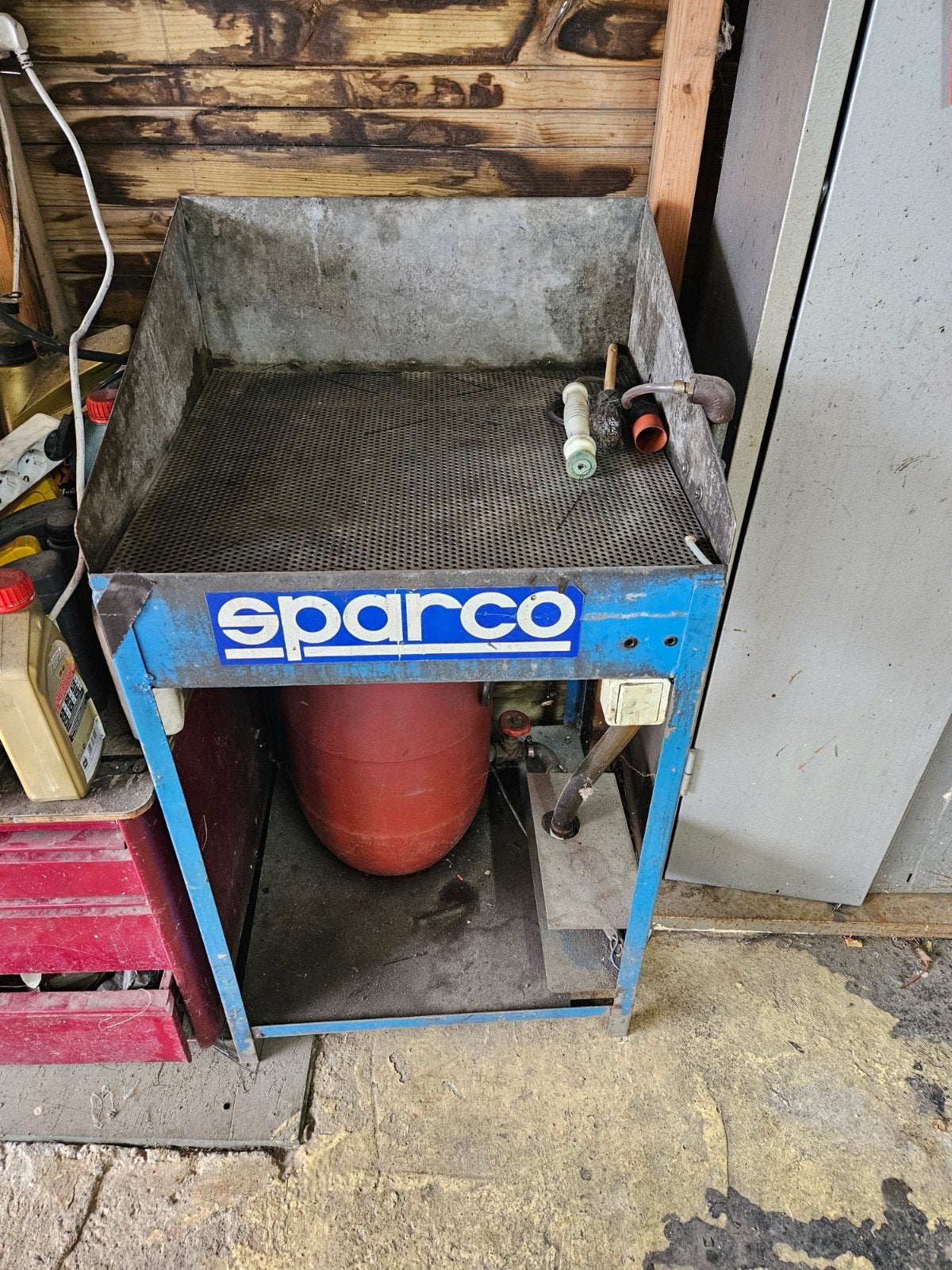 Sparco Spoelbak / Ontvetterbak voor werkplaats, Ophalen, Gebruikt