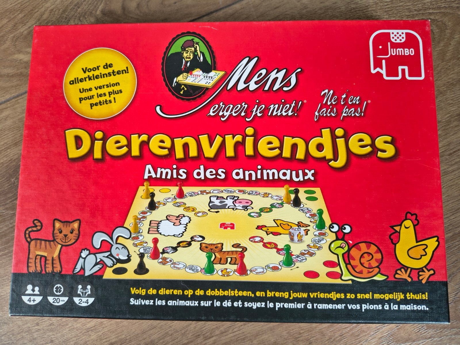 mens erger je niet, dierenvrienjes, Hobby en Vrije tijd, Ophalen of Verzenden, Zo goed als nieuw, Jumbo
