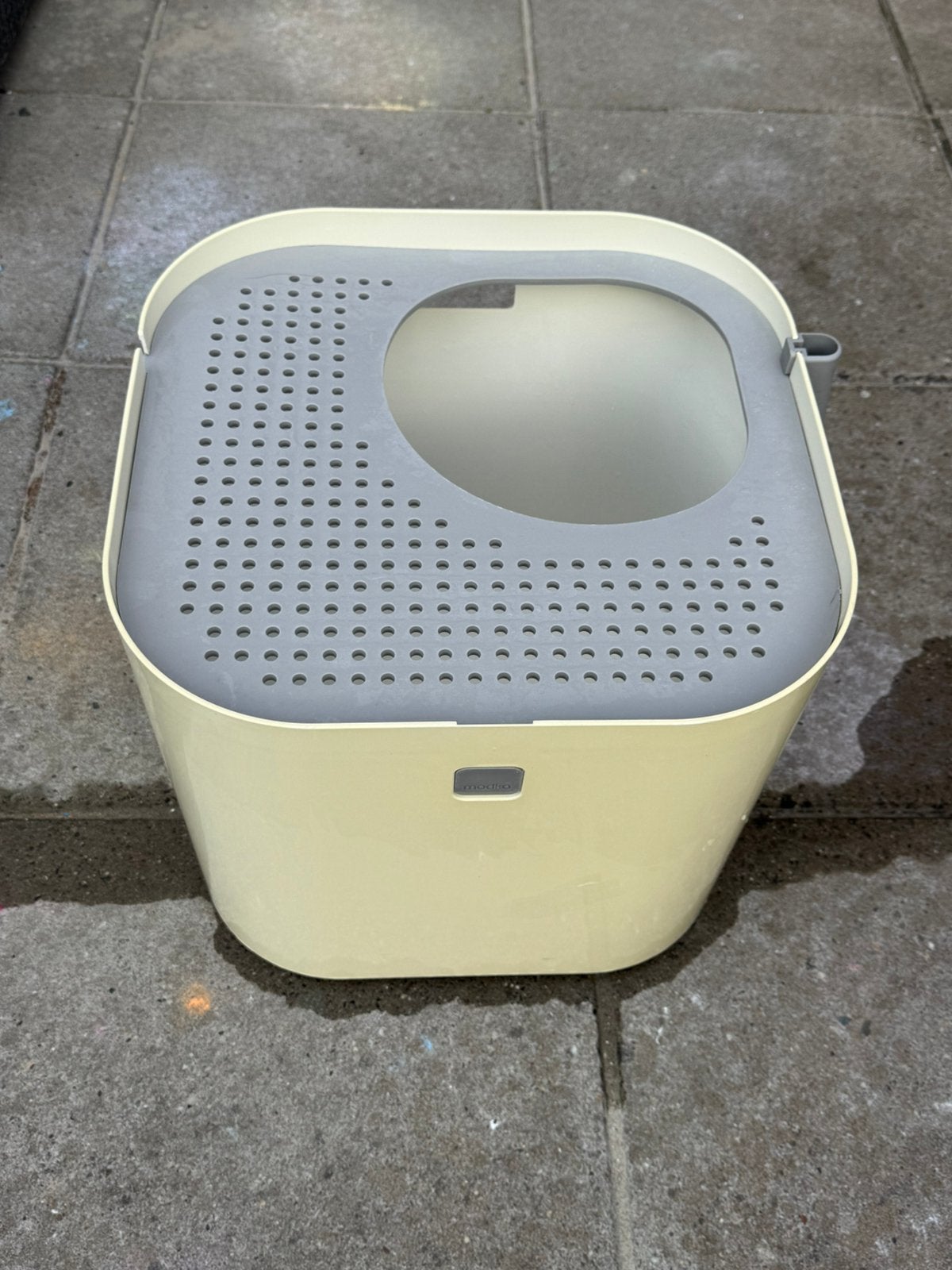 Modkat kattenbak hop-in (wit) x2, Dieren en Toebehoren, Ophalen, Gebruikt