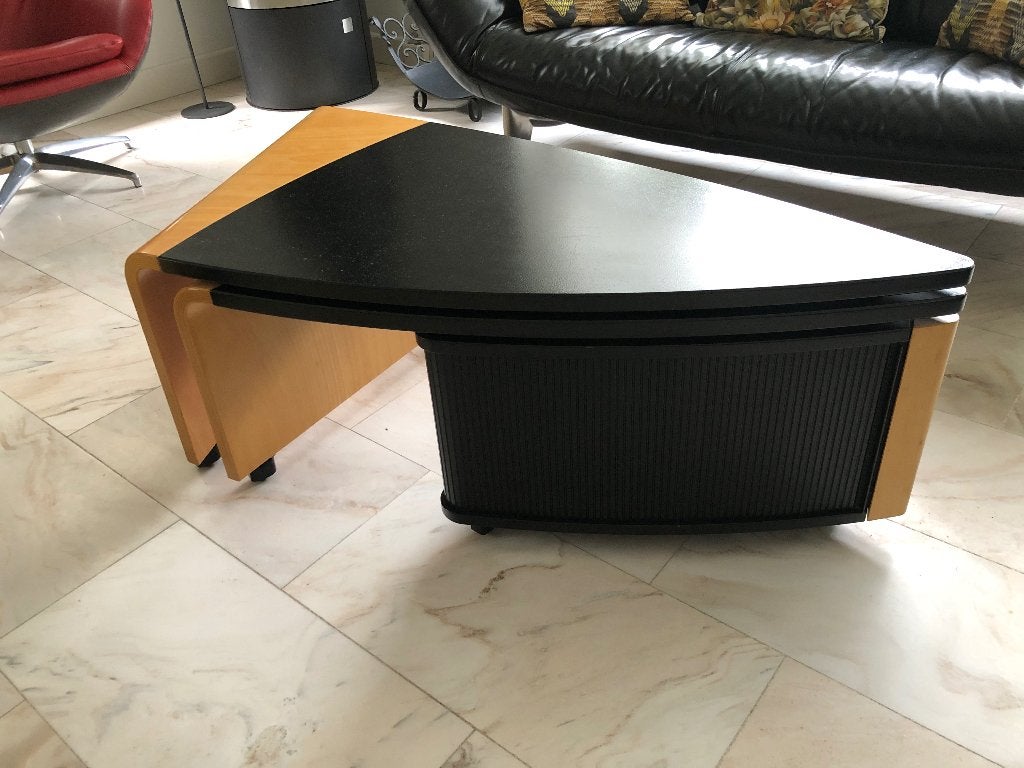 Leolux meropida salon tafel als nieuw, Huis en Inrichting, Ophalen, Kunststof, 100 tot 150 cm, 50 tot 100 cm