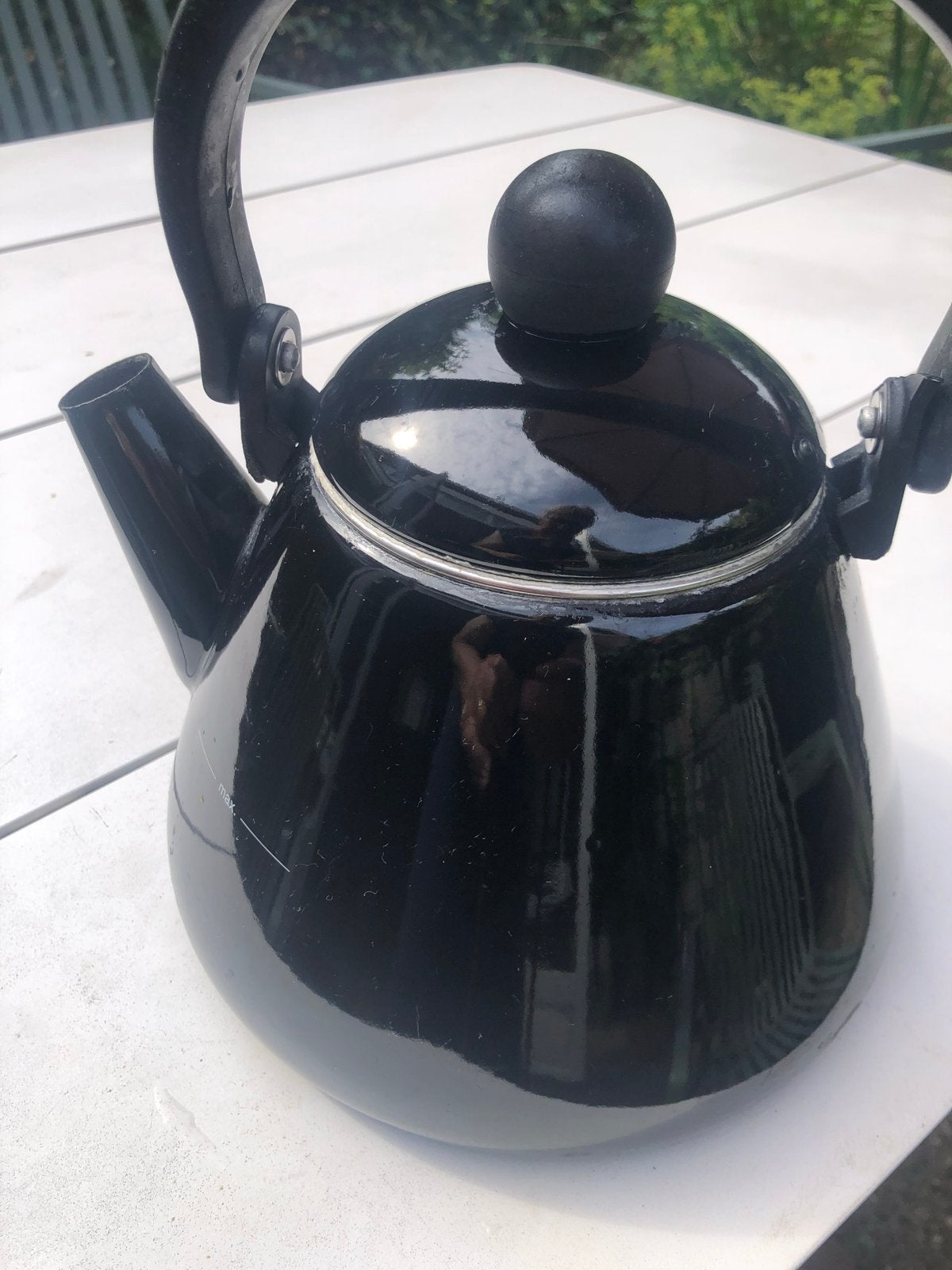 Le Creuset Fluitketel Zwart, Gebruikt, Zwart, Le Creuset, Ophalen