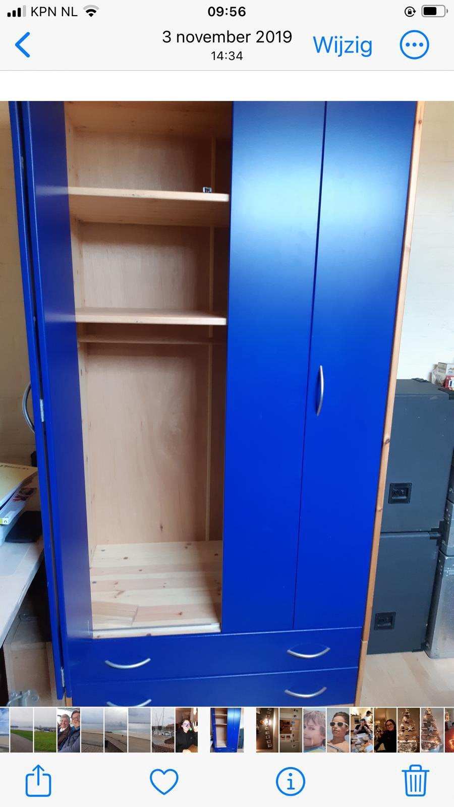 Junior kleding kast, Ophalen, Gebruikt, 100 tot 150 cm, 200 cm of meer