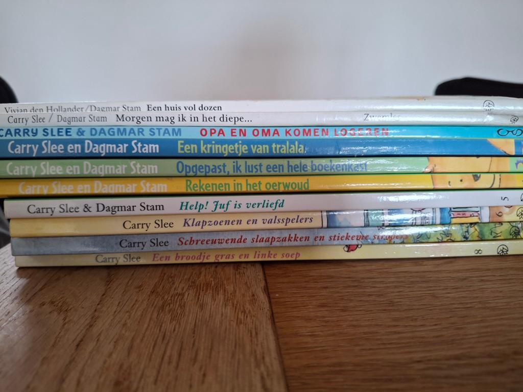 Carry Slee & Dagmar Stam kinderboeken (9 stuks), Ophalen of Verzenden, Gelezen, Carry Slee & Dagmar Stam, Fictie algemeen