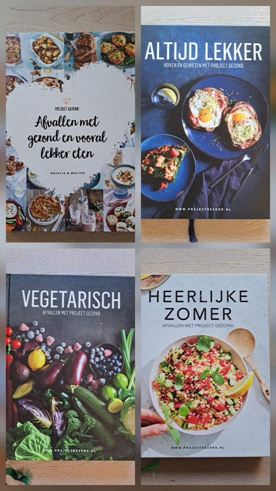4x Project Gezond

Hardcovers in uitstekende conditie.

GEEN, Boeken, Kookboeken, Ophalen of Verzenden, Zo goed als nieuw, Gezond koken