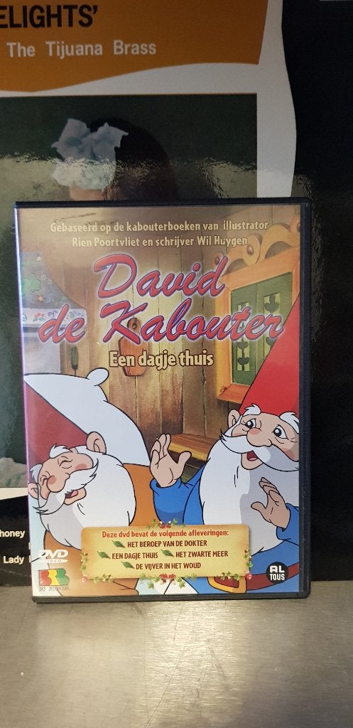 dvd David de kabouter (Z225-142), Cd's en Dvd's, Dvd's | Kinderen en Jeugd, Alle leeftijden, Ophalen of Verzenden, Zo goed als nieuw
