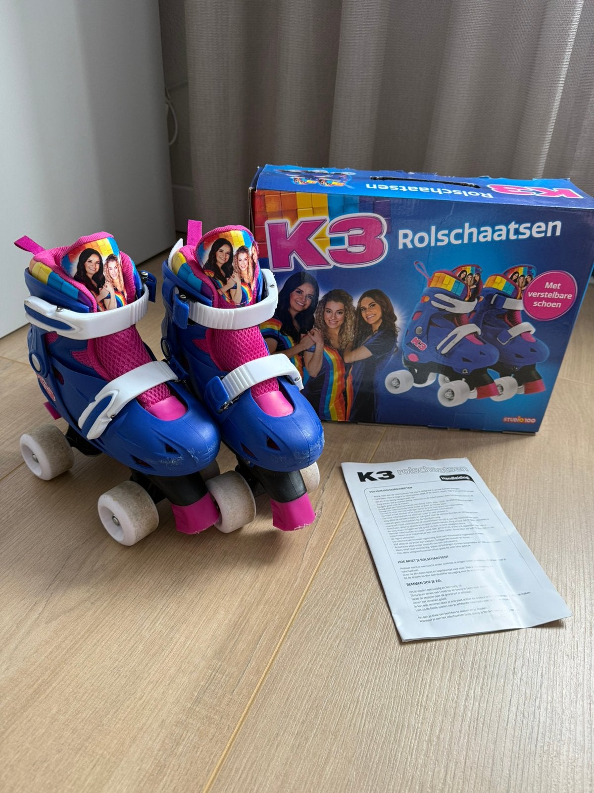 Rolschaatsen K3, Ophalen of Verzenden, Verstelbaar, Zo goed als nieuw