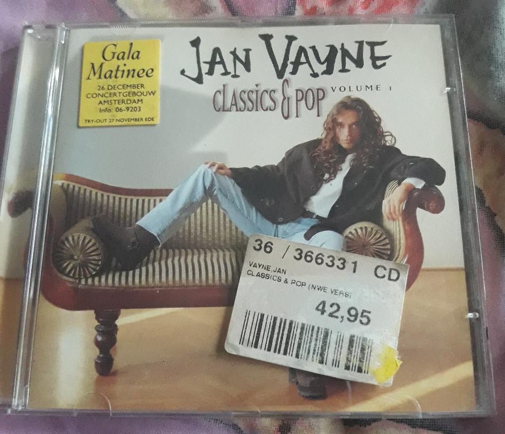 CD Jan Vayne - Classics & pop, Ophalen of Verzenden, Zo goed als nieuw