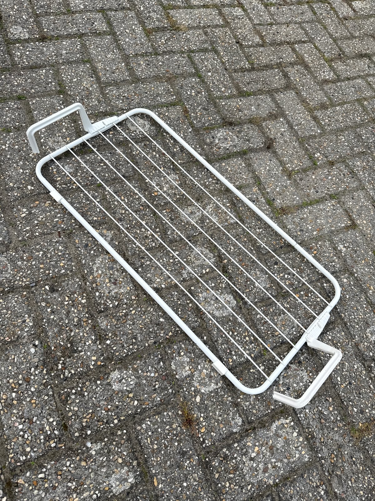 Wit droogrek voor aan de deur of radiator, Ophalen, Gebruikt