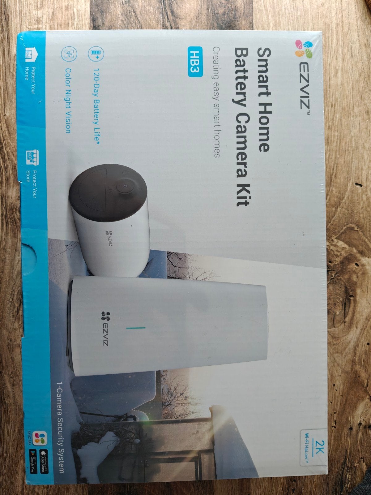 EZVIZ Smart Home Batterij/Camera Kit CS-HB3-B1, Ophalen, Nieuw