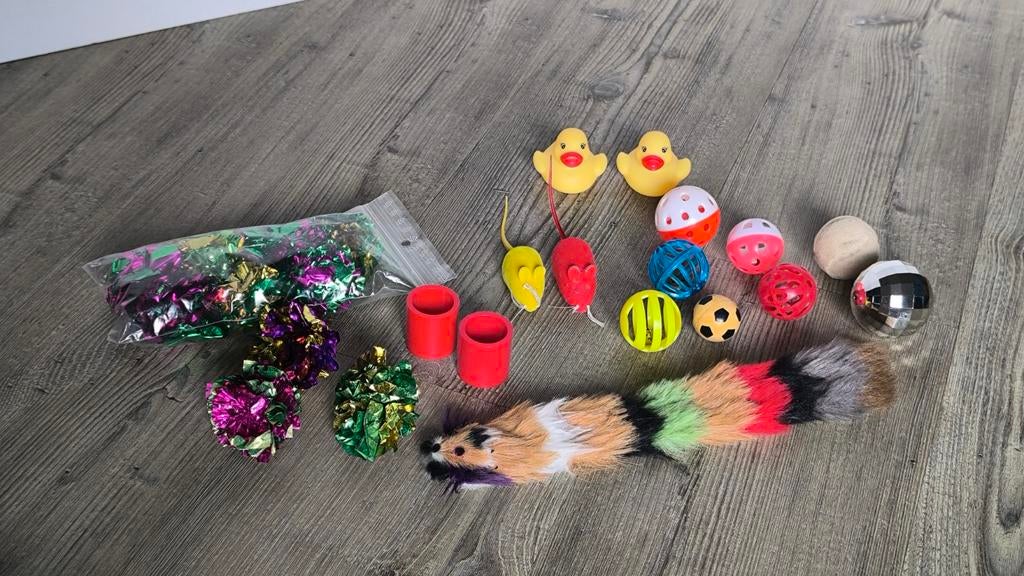 Variatie katten speeltjes, Dieren en Toebehoren, Kattenspeelgoed, Ophalen of Verzenden, Gebruikt, Overig speelgoed