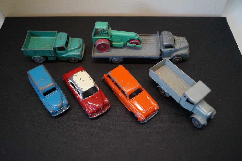 Partij Lesney Matchbox en Dublo Dinky toys jaren '60, Verzenden, Gebruikt, Auto, Matchbox