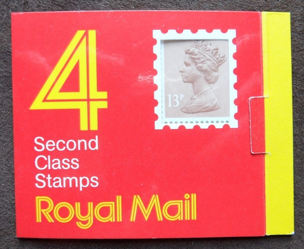 Postzegelboekje Engeland – 4 x 13p stamps   Window booklet, Ophalen of Verzenden, Postfris