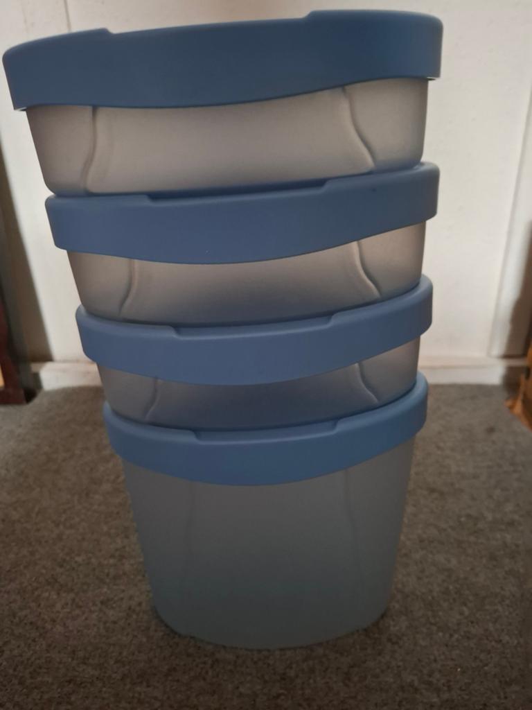 Tupperware ruimtespaarders, Ophalen of Verzenden, Blauw, Overige typen
