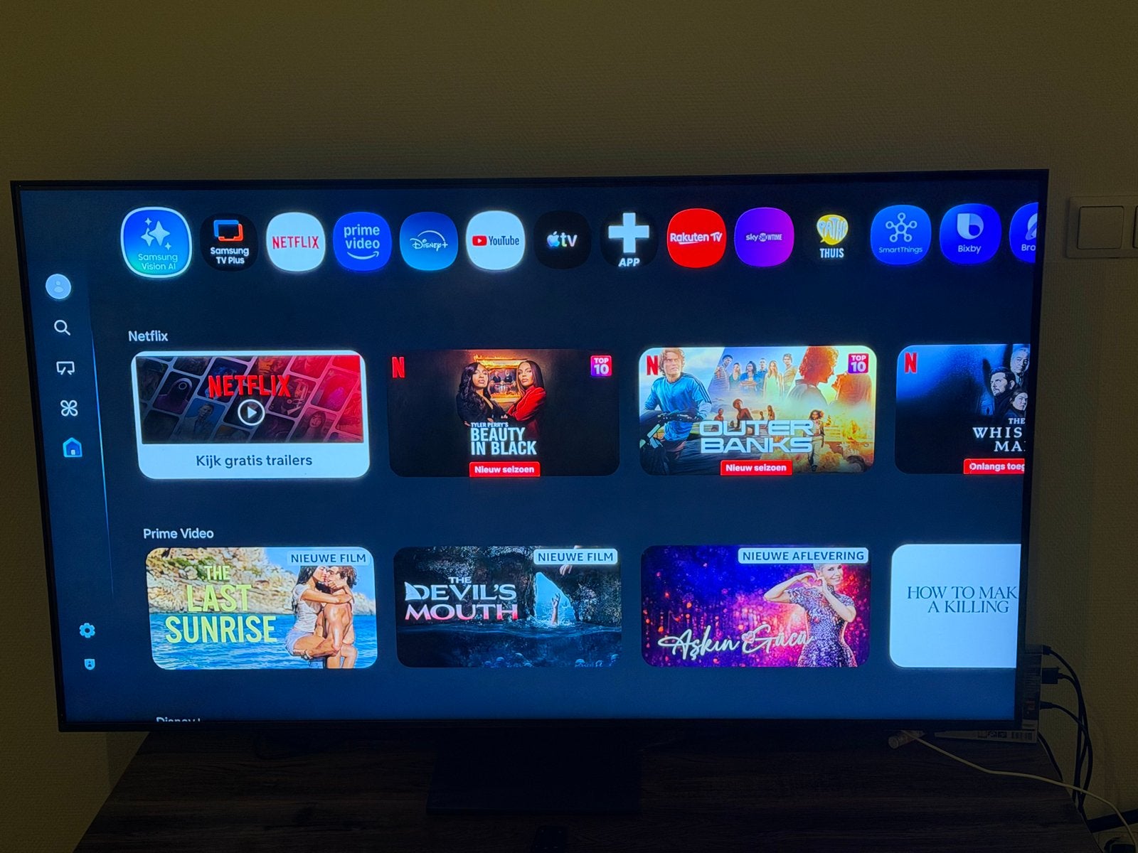 Samsung Smart TV 55 inch, 4K UHD - 5 maanden oud, Ophalen, LED, 50 Hz, Zo goed als nieuw