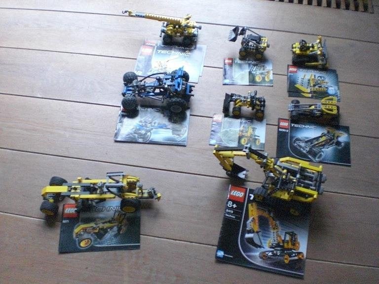 Diverse Lego voertuigen zgan, compleet + boekjes., Lego, Inclusief instructies, Ophalen of Verzenden, Zo goed als nieuw