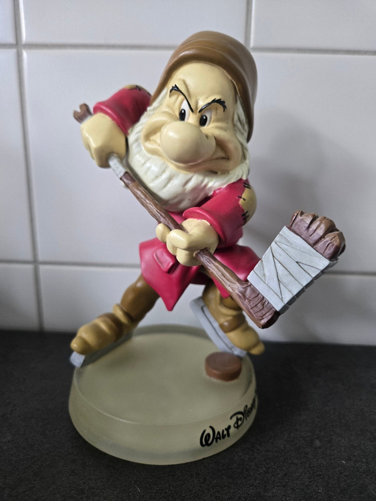 Grumpy Dopey Disney beeldje ijshockey, Ophalen of Verzenden, Zo goed als nieuw