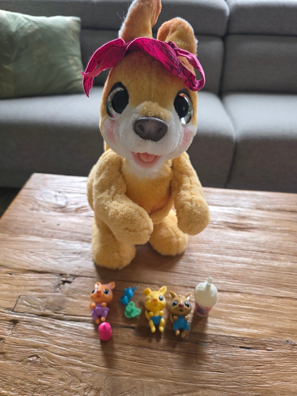 FurReal Friends Mama Josie de Kangoeroe met baby's, Kinderen en Baby's, Ophalen, Oranje, Overige merken, Overige karakters