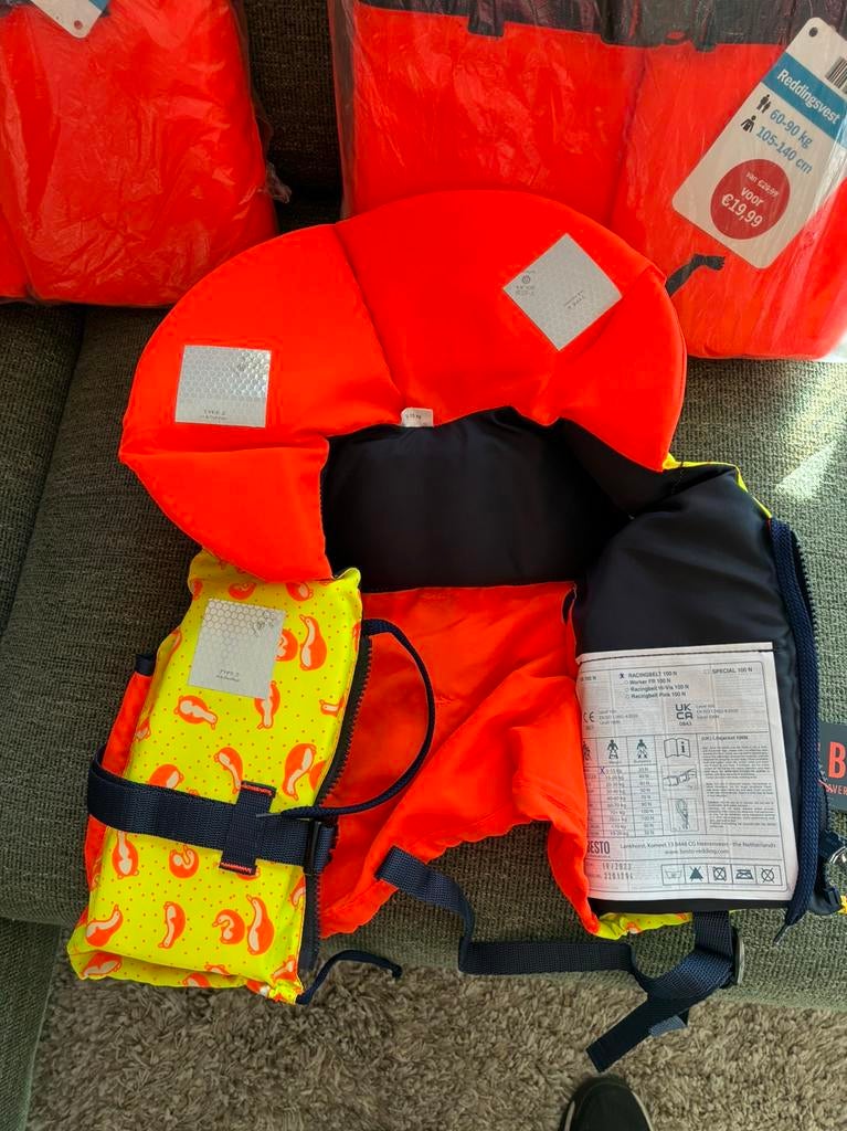 Kinder reddingvest, Watersport en Boten, Watersportkleding, Ophalen of Verzenden, Nieuw, Kind, Reddingsvest of Zwemvest