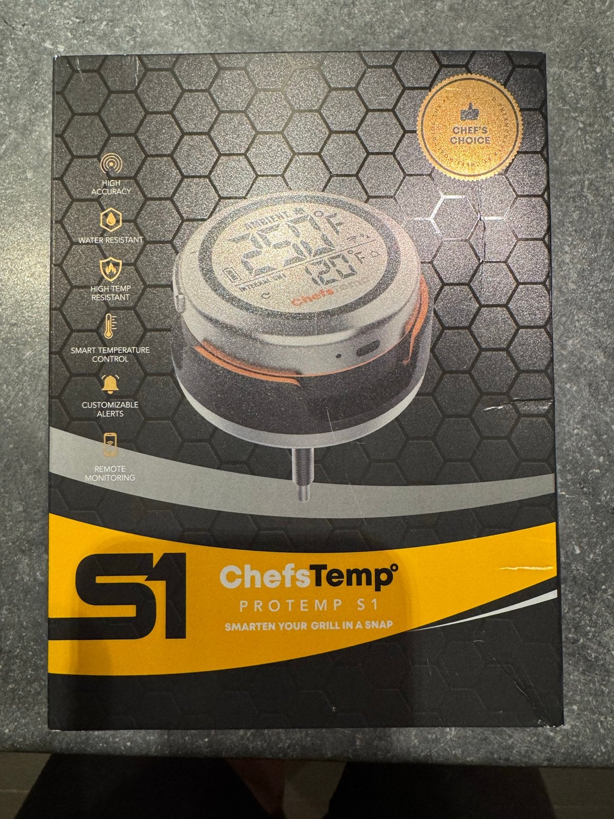 ChefsTemp Protemp S1 WiFi/Bluetooth Kamado Thermometer, Ophalen of Verzenden, Nieuw