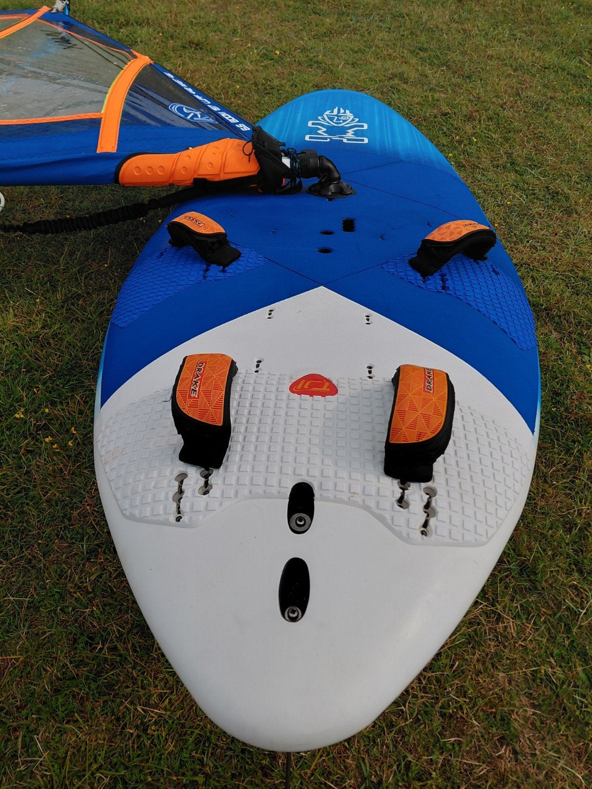 Starboard Go 151 windsurfset met Simmer 6.6 m2 tuigage, Ophalen, Met mast, 250 tot 300 cm, Gebruikt