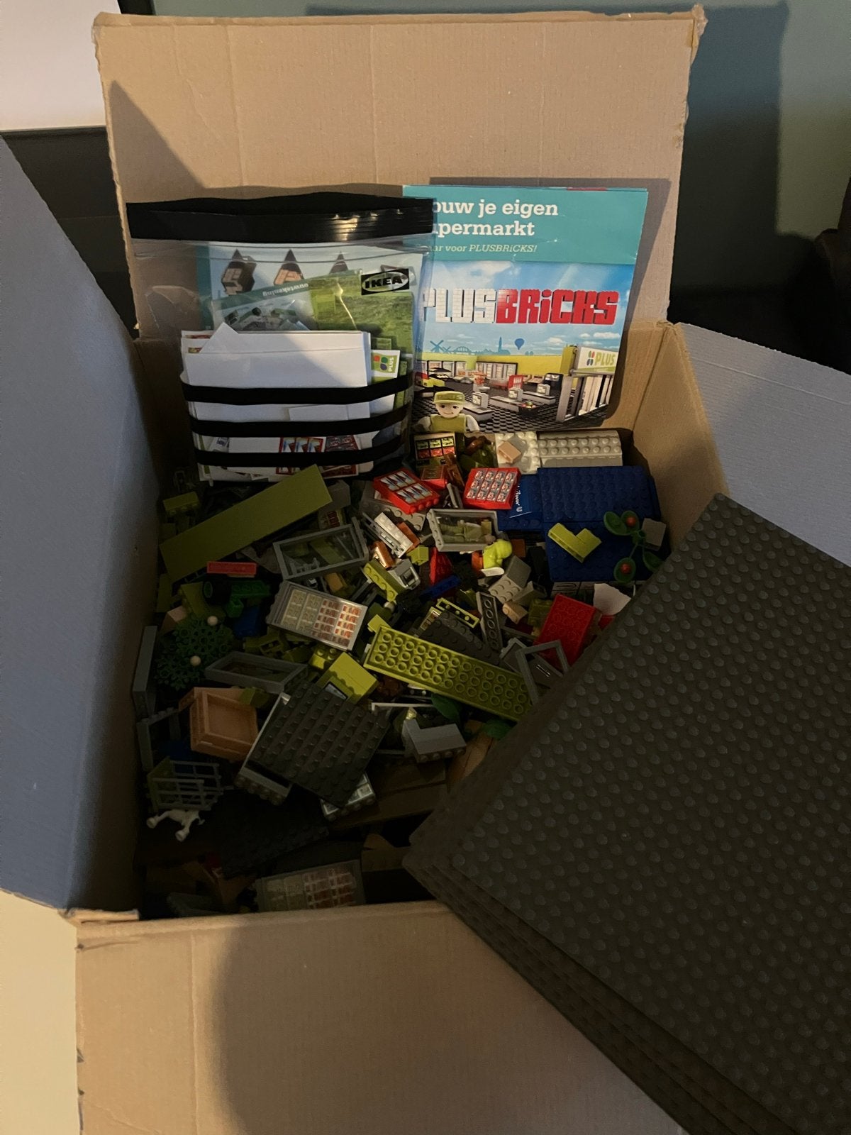 Plus Bricks Supermarkt met extra bouwstenen, Ophalen of Verzenden, Zo goed als nieuw, Overige merken