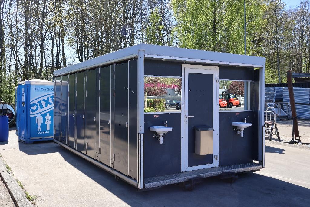 Toiletunit 14 persoons, Ophalen