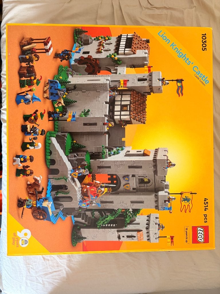 Lego lion knights castle met doos en boekjes, Ophalen, Gebruikt, Lego, Castle
