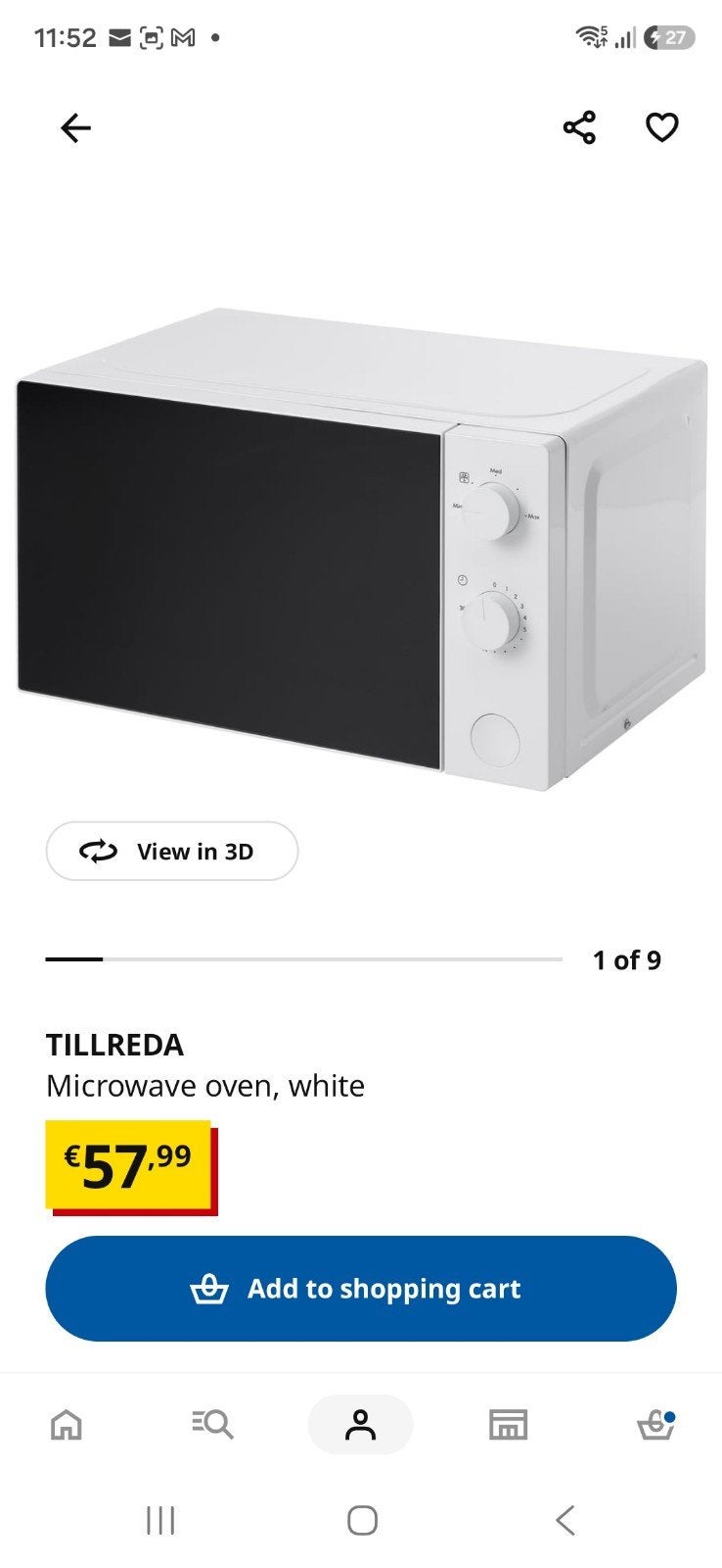 Microwave, Ophalen, Zo goed als nieuw