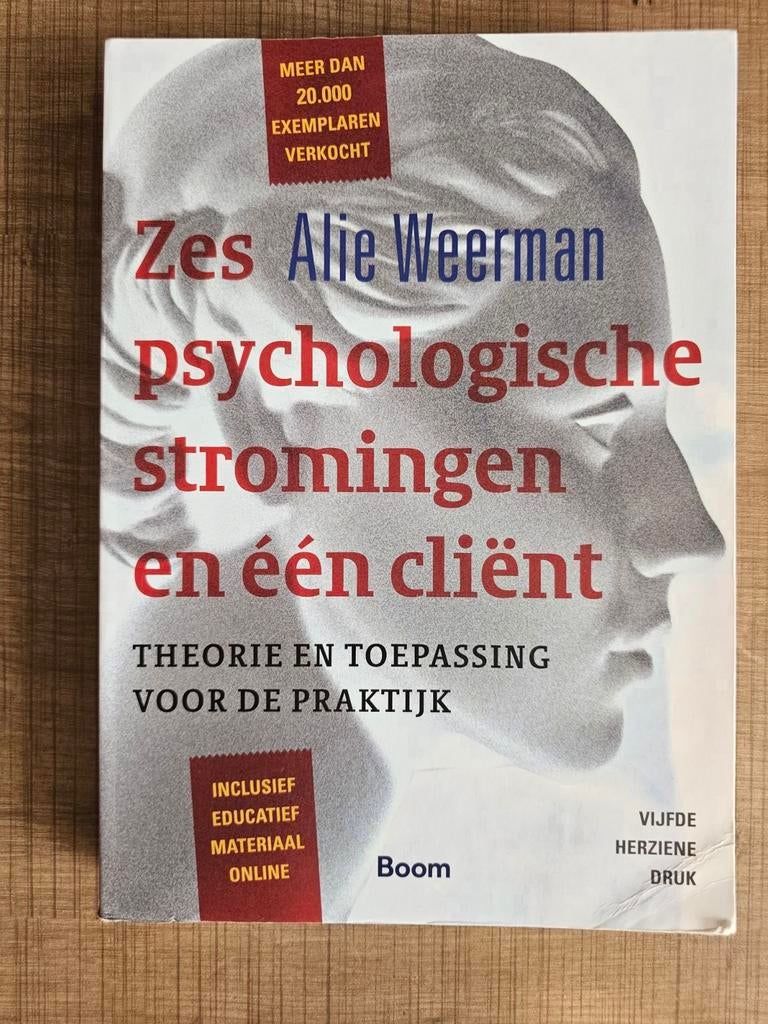 Zes psychologische stromingen en één cliënt - Alie Weerman, Boeken, Ophalen of Verzenden, Zo goed als nieuw, Klinische psychologie