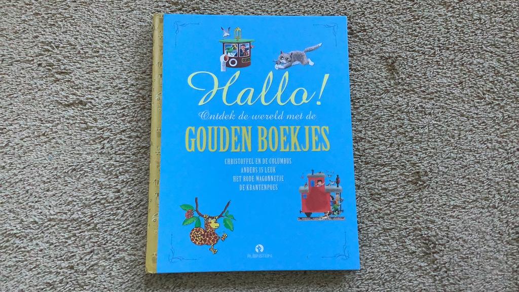 Hallo! Ontdek de wereld van de gouden boekjes, Fictie algemeen, Jongen of Meisje, Zo goed als nieuw, 4 jaar