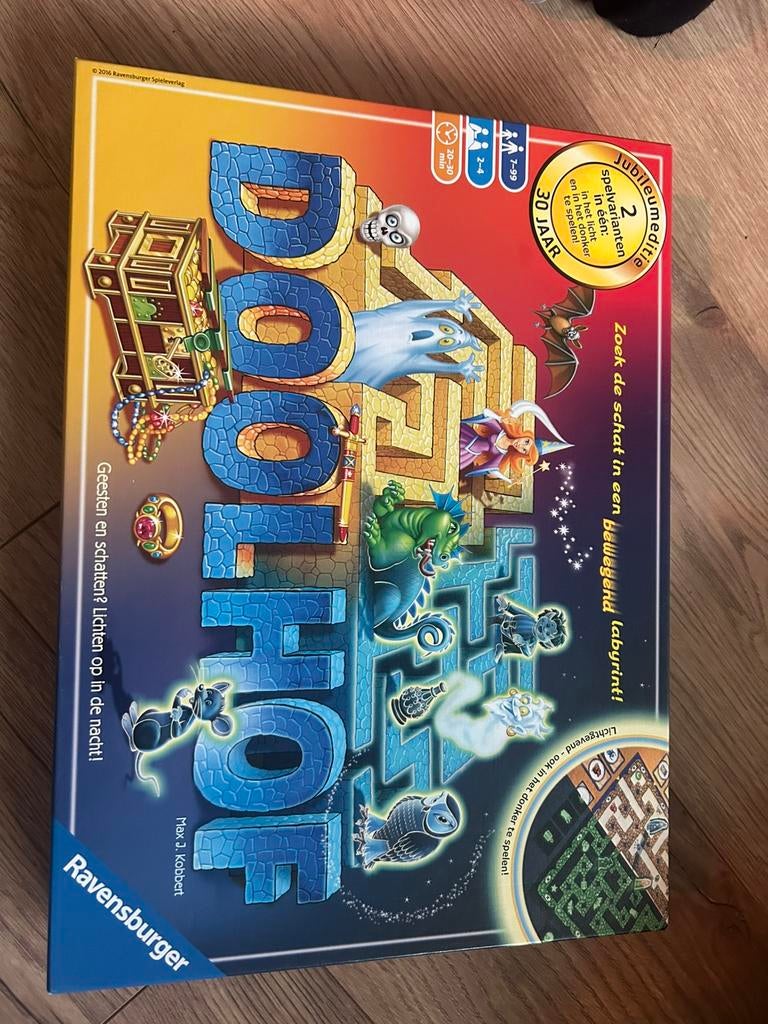 Doolhof Glow in the Dark, Hobby en Vrije tijd, Gezelschapsspellen | Bordspellen, Ophalen of Verzenden, Zo goed als nieuw