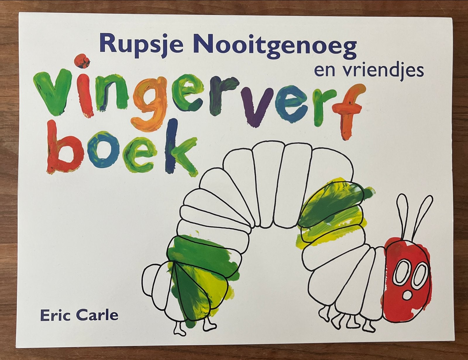 Rupsje Nooitgenoeg Vingerverfboek - Eric Carle, Ophalen of Verzenden, Nieuw, Non-fictie