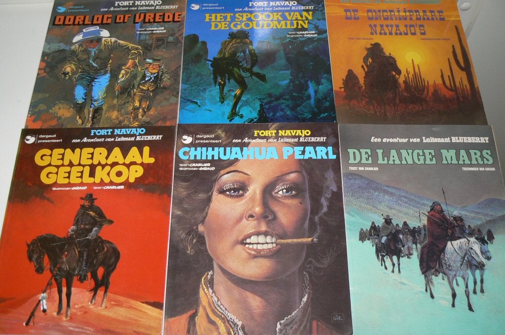 Verzameling van 4 Blueberry albums. Ook losse verkoop., Boeken, Meerdere stripboeken, Ophalen of Verzenden, Zo goed als nieuw