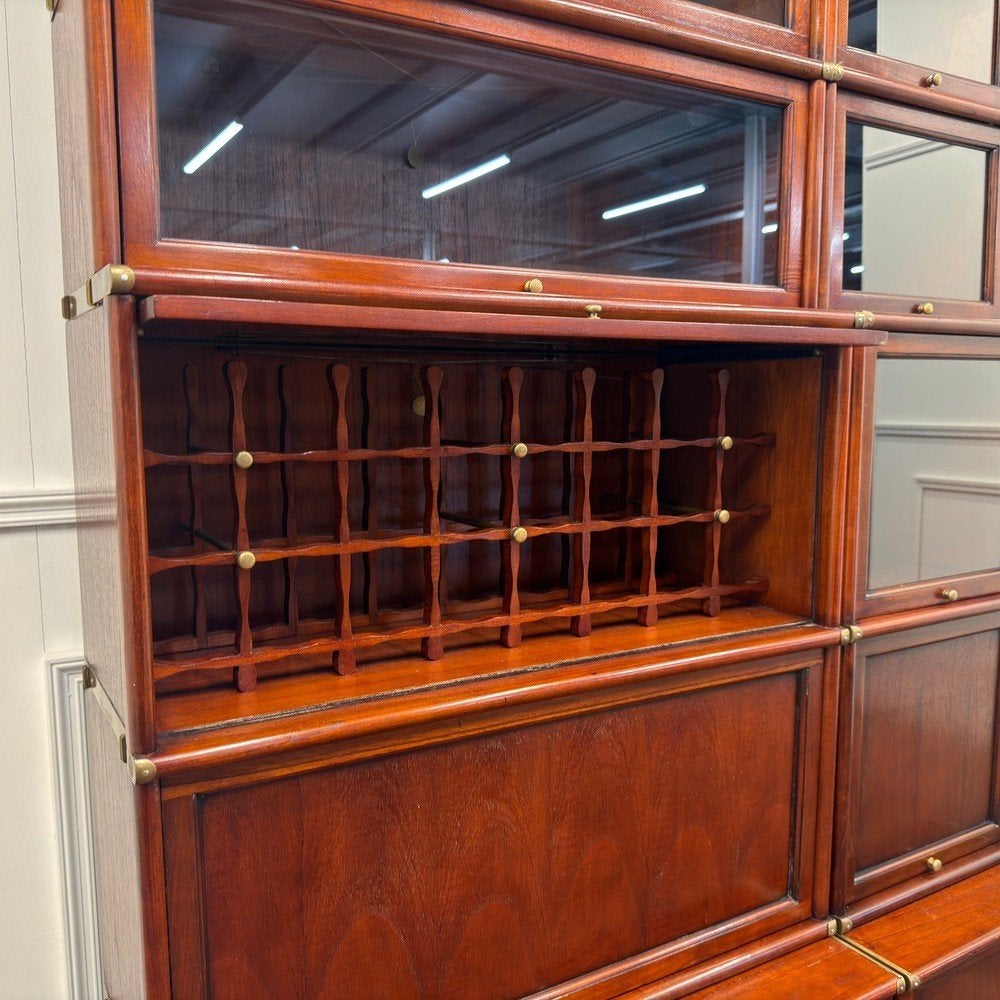 Originele Globe Wernicke Engelse Wijnrek voor in Boekenkast, Antiek en Kunst, Ophalen of Verzenden