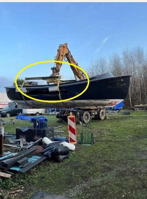 Hijs juk, hijs evenaar boten - Robuust metalen frame 2 stuks, Ophalen, Gebruikt, Onderhoud en Reparatie