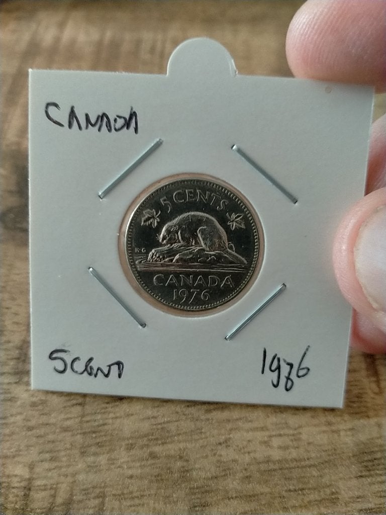 Canada 5 Cent 1976, Verzenden, Noord-Amerika, Losse munt