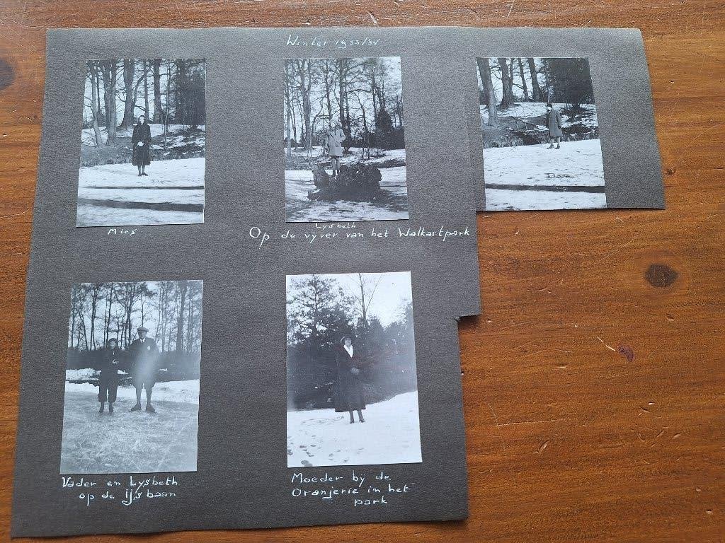 1933 1934 Zeist Winter diverse foto's, Verzenden, 1920 tot 1940, Utrecht