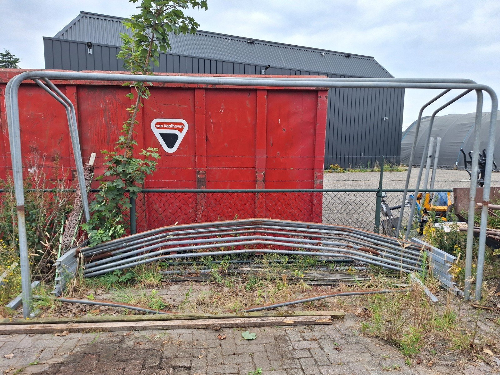 2 voetbaldoelen - 4 meter breed, 2 meter hoog, Maat XS of kleiner, Ophalen of Verzenden, Gebruikt, Overige typen