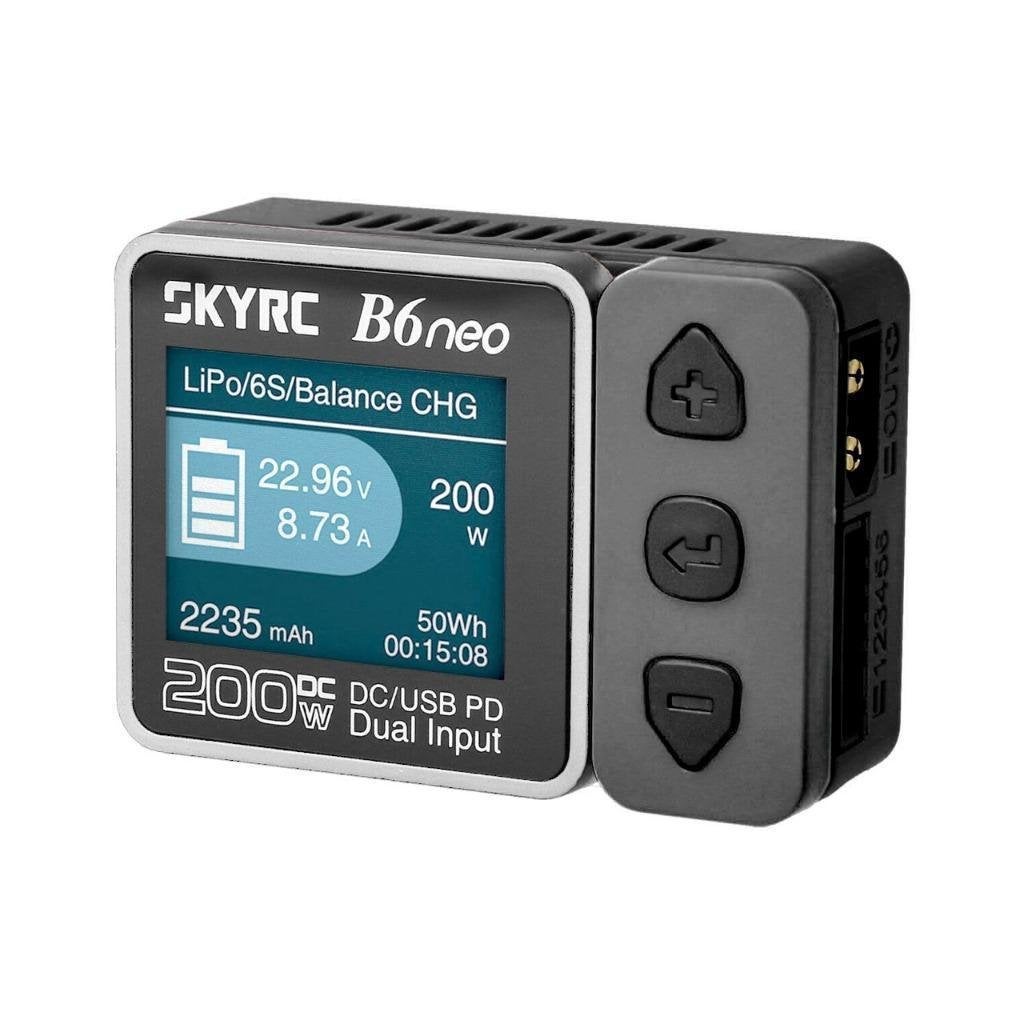 SkyRC B6neo Slimme Lader grijs LiPo 10A 200W, Hobby en Vrije tijd, Ophalen of Verzenden, Nieuw