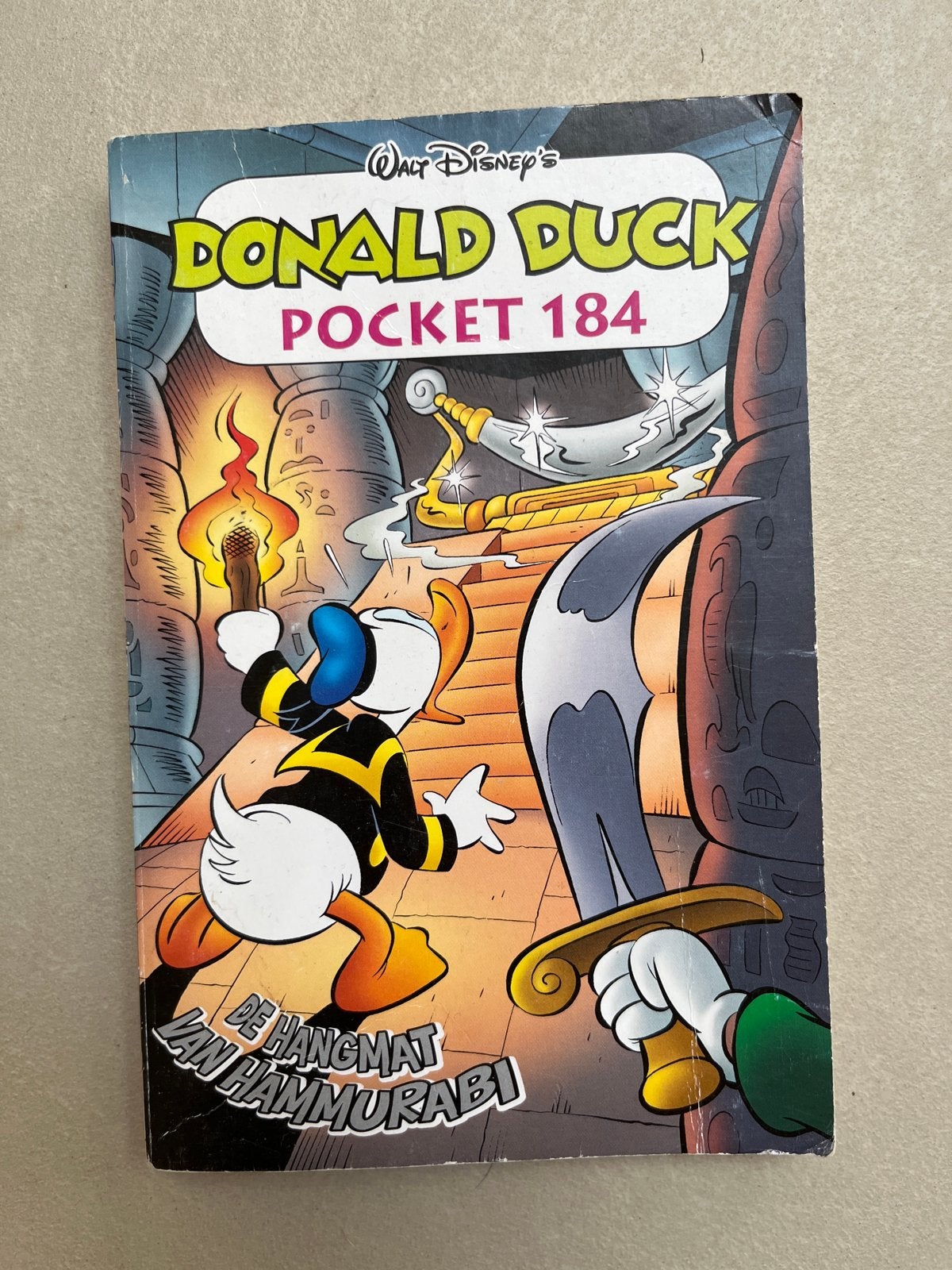 Donald Duck Pocket 184 - De Hangmat van Hammurabi, Eén stripboek, Ophalen of Verzenden, Gelezen
