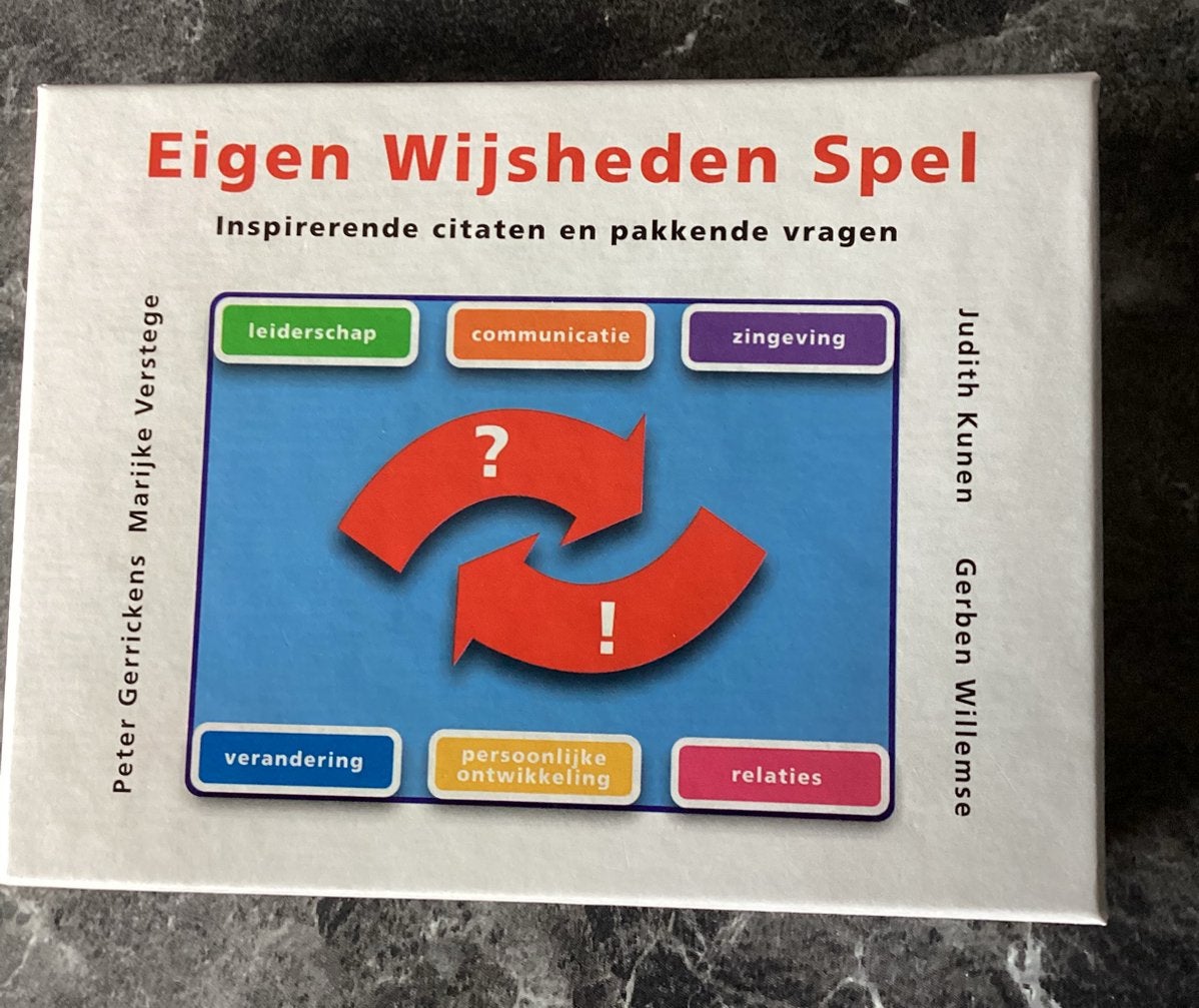 Eigen wijsheden spel P. Gerrickens, Ophalen of Verzenden, Zo goed als nieuw, Ontwikkelingspsychologie