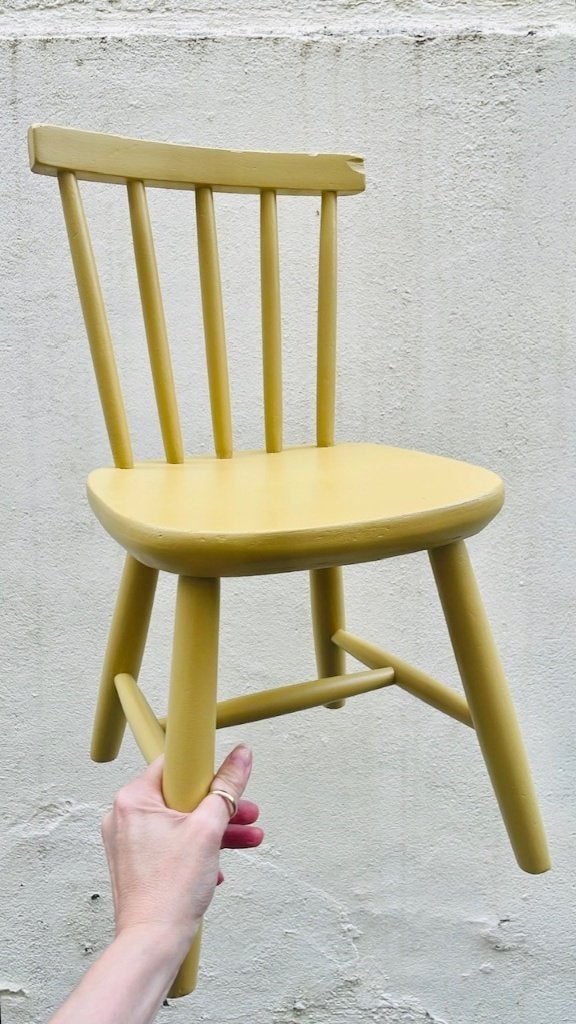 Vintage spijlenstoeltje, Ophalen, Zo goed als nieuw, Stoel(en)