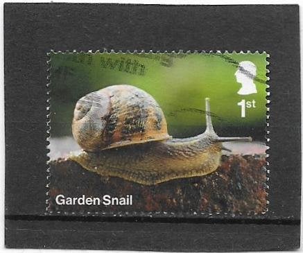 Engeland 2025 Garden Wildlife – Garden Snail, Verzenden, Gestempeld